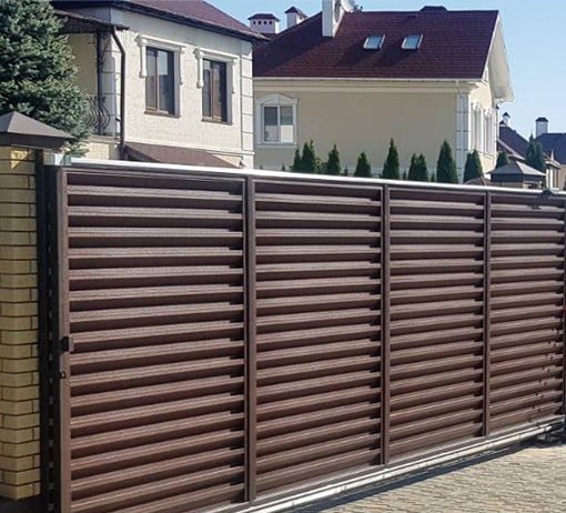Паркан із ламелей жалюзі Смарт 40/120