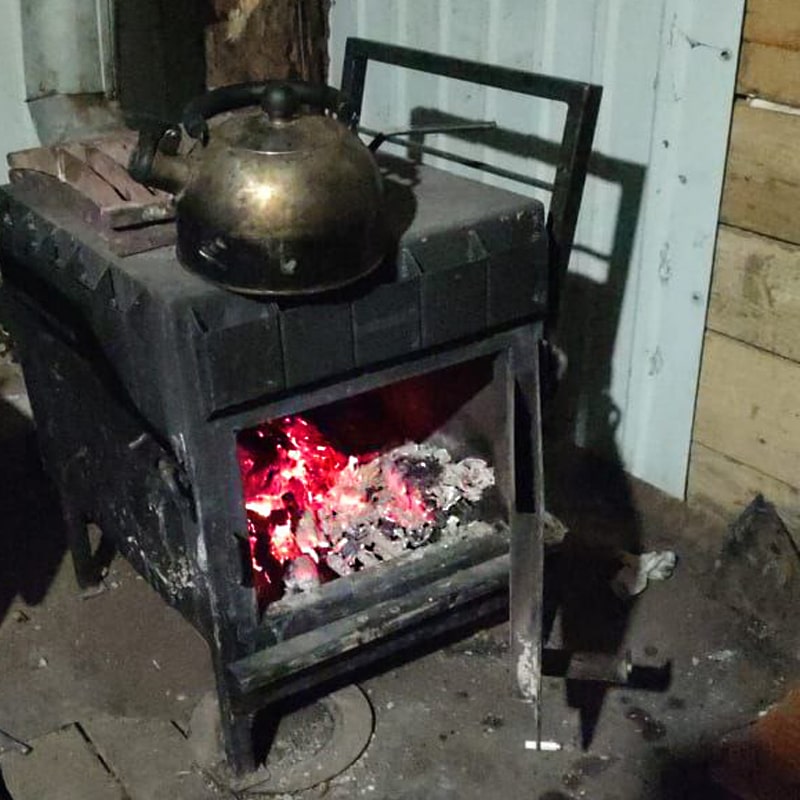 Армійська буржуйка для військових