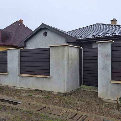 Паркан ранчо за ламеллю під жалюзі